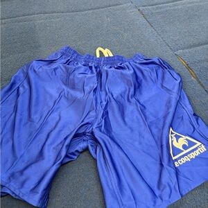Le Coq Sportif Men's Blue Shorts